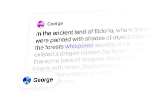 Text to Speech read aloud ui with voice and example text